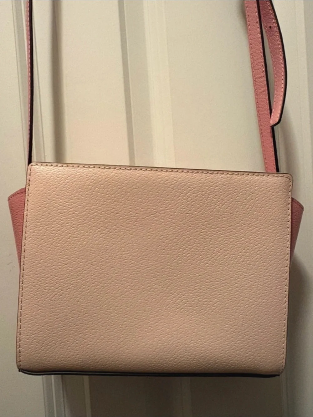 kate spade Blush Pink Pebbled Leather Crossbody Bag